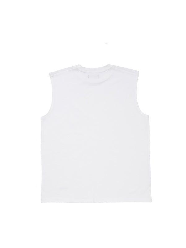 ROTTWEILER ロットワイラー R9 RTWLA NOSLEEVE TEE - WHITE -