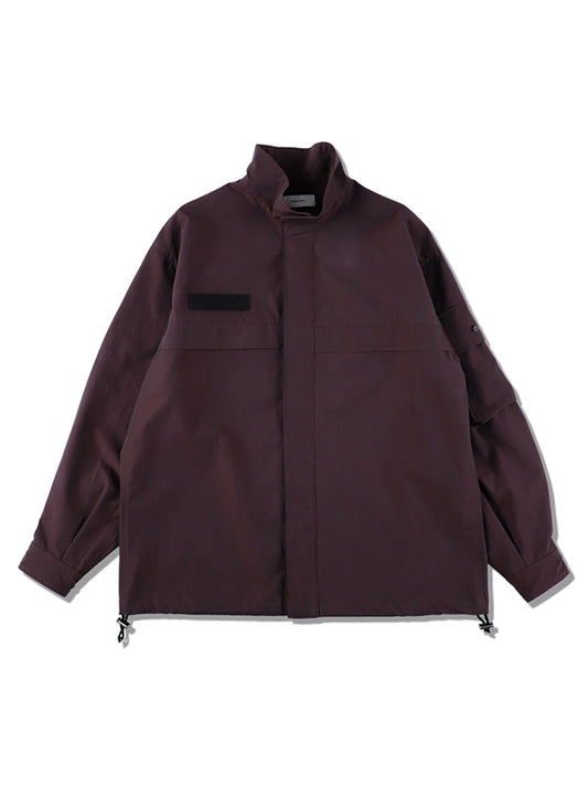 【WINTER SALE】THE JEAN PIERRE ジャン・ピエール French Police Shirt - BURGUNDY -