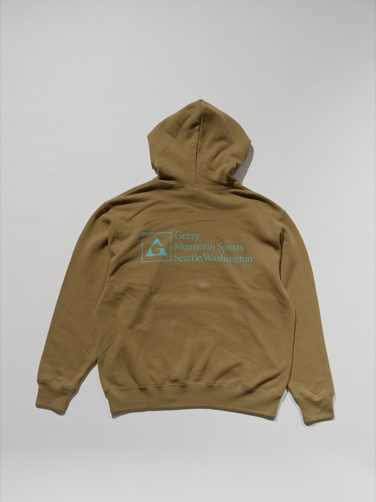 GERRY ジェリー 13oz Heavy Cotton Sweat Graphic Hoodie - COYOTE -