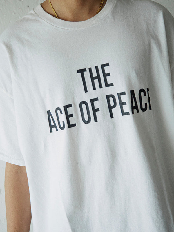 AS STANDARD ACE OF PEACE TEE - WHITE -