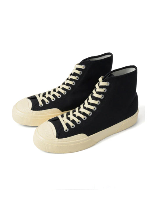 SUPERGA スペルガ 2433 ワークス ハイカット コットンキャンバス WORKS HCUT COTON CANVAS - BLACK WHITE -