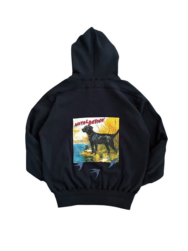 NATAL DESIGN ネイタル デザイン Lil Guardian SWEAT PARKA - NAVY -