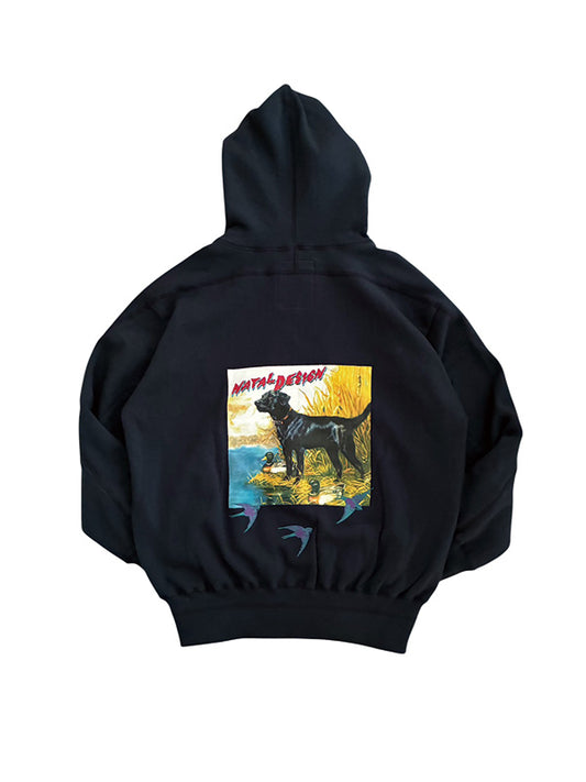 NATAL DESIGN ネイタル デザイン Lil Guardian SWEAT PARKA - NAVY -