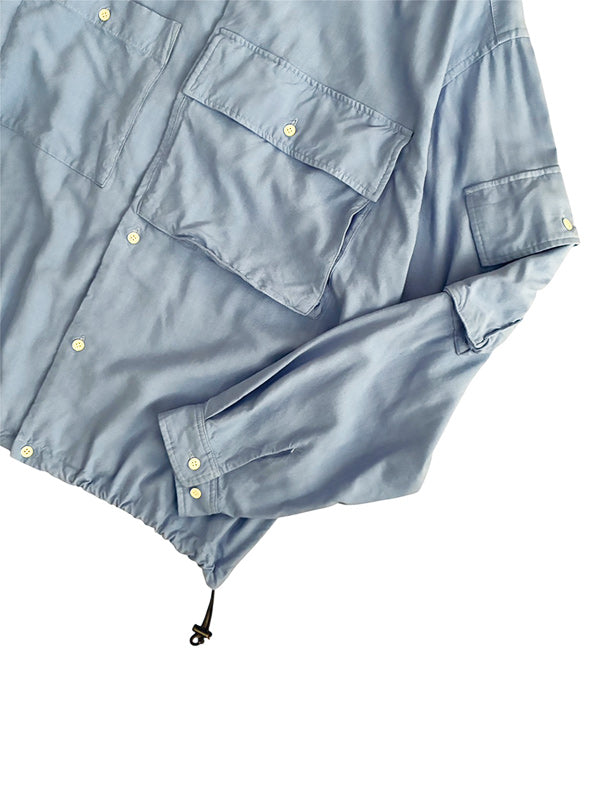 THE JEAN PIERRE ジャン・ピエール Beta Shirt RAYON  - SAX -