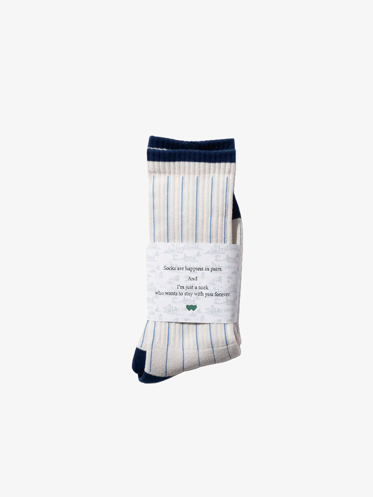 Little Yarmouth リトルヤーマウス Stripe Sox - NAVY -