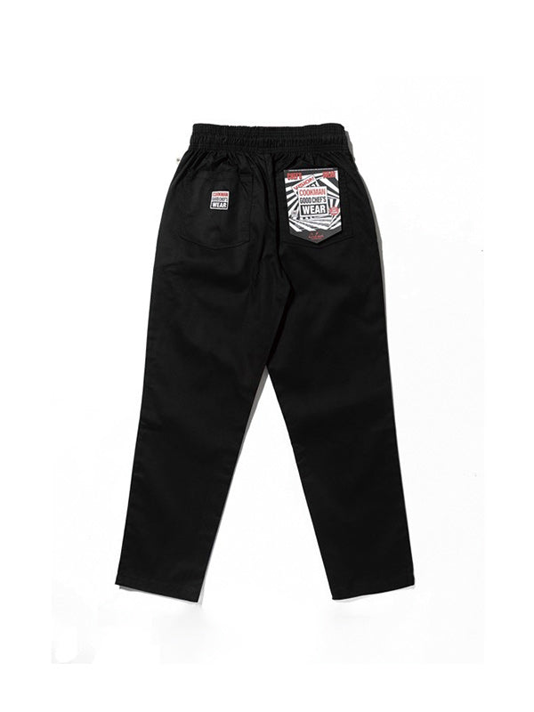 Cookman クックマン シェフパンツ Chef Pants Vision Logo - BLACK -