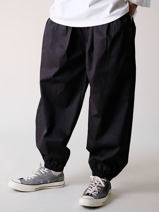 rehacer レアセル Balloon Easy Wide Pants - BLACK -