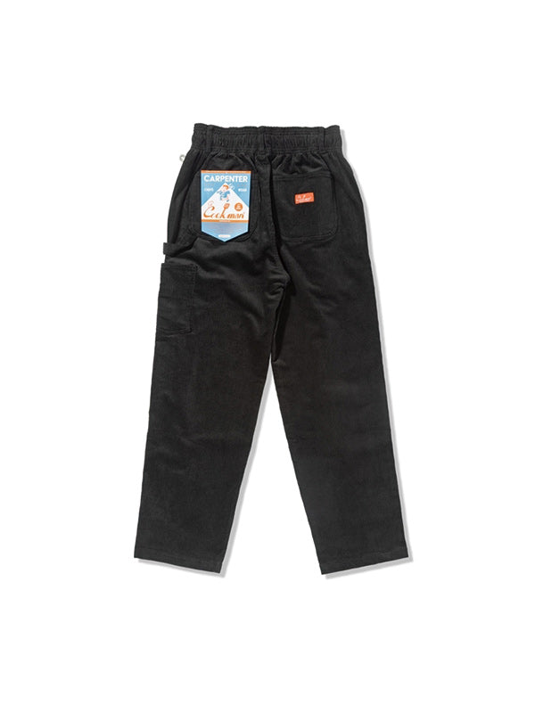 Cookman クックマン カーペンターズ Carpenter's Pants Corduroy - BLACK -