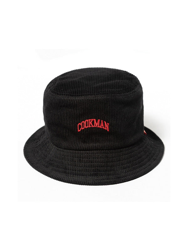 Cookman クックマン バケットハット Bucket Hat Corduroy - BLACK -