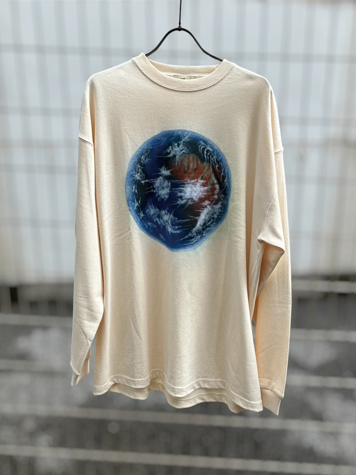 Nasngwam ナスングワム Nasngwam EARTH L/S TEE - NATURAL -