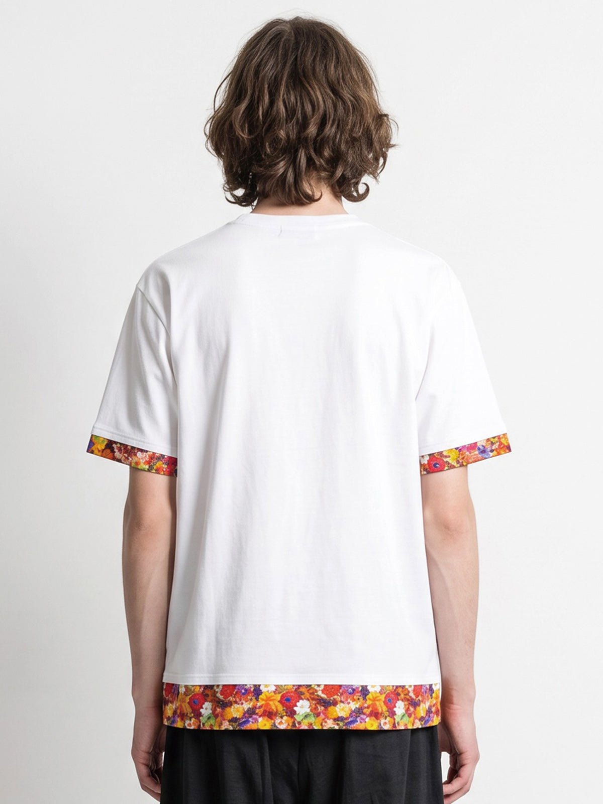 rehacer レアセル Flower Layered Wide CS - WHITE -