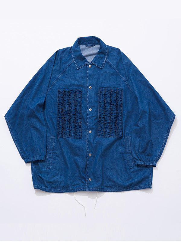 SCARPETTA スカルペッタ DENIM COACH JACKET - BLUE -