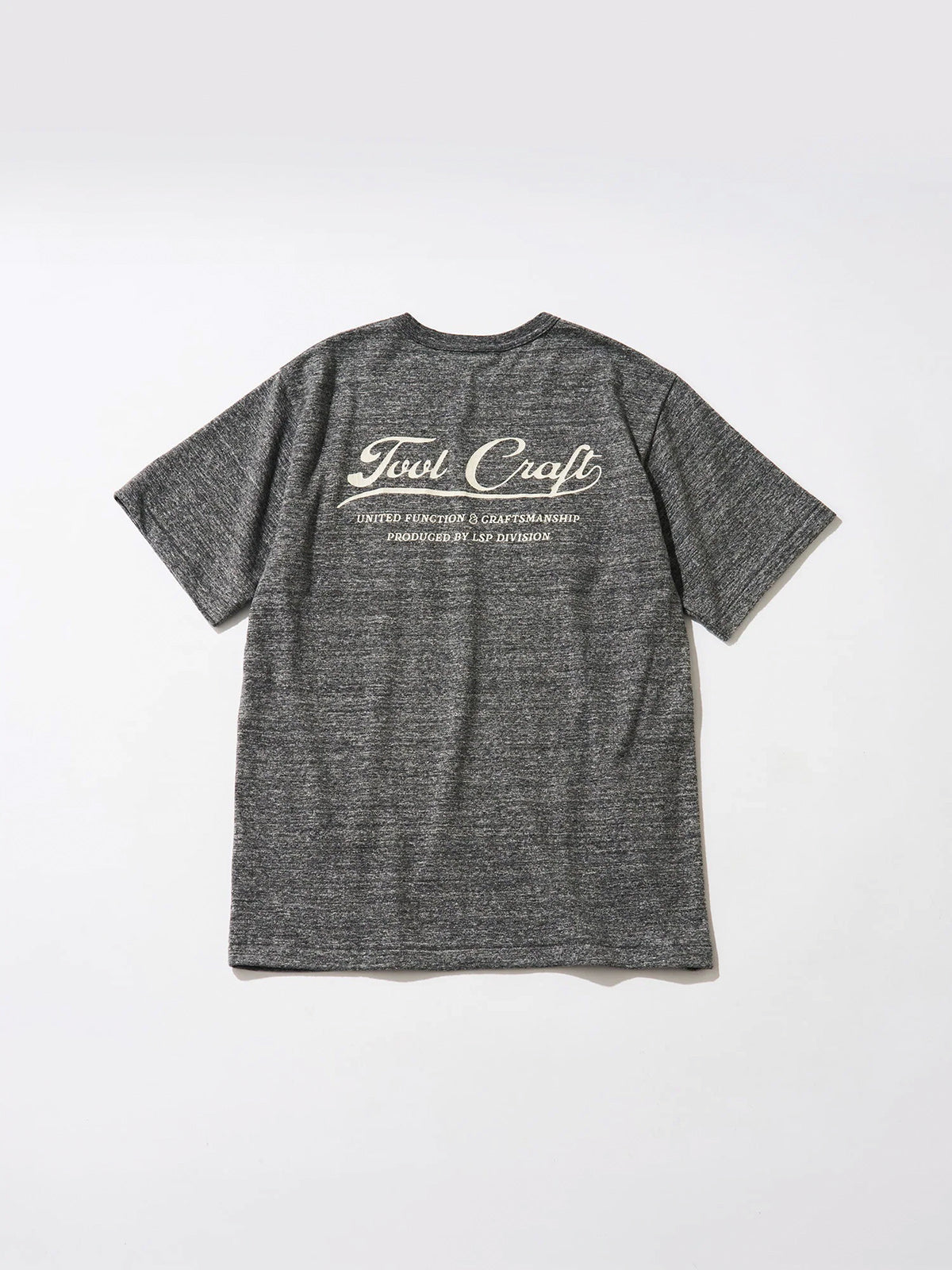 tool craft ツールクラフト LOGO T-SHIRTS - CHARCOAL -