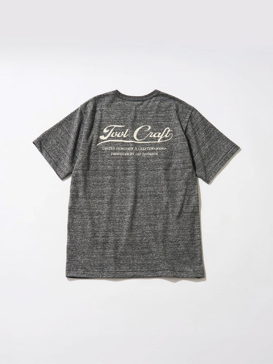 Tool Craft ツールクラフト LOGO T-SHIRTS - CHARCOAL -