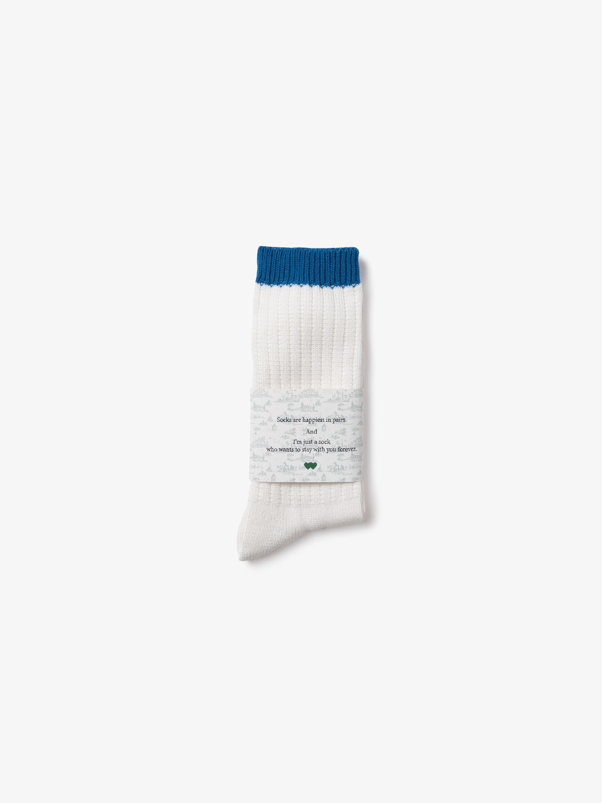 Little Yarmouth リトルヤーマウス UTILITY LIB Sox - WHITE -