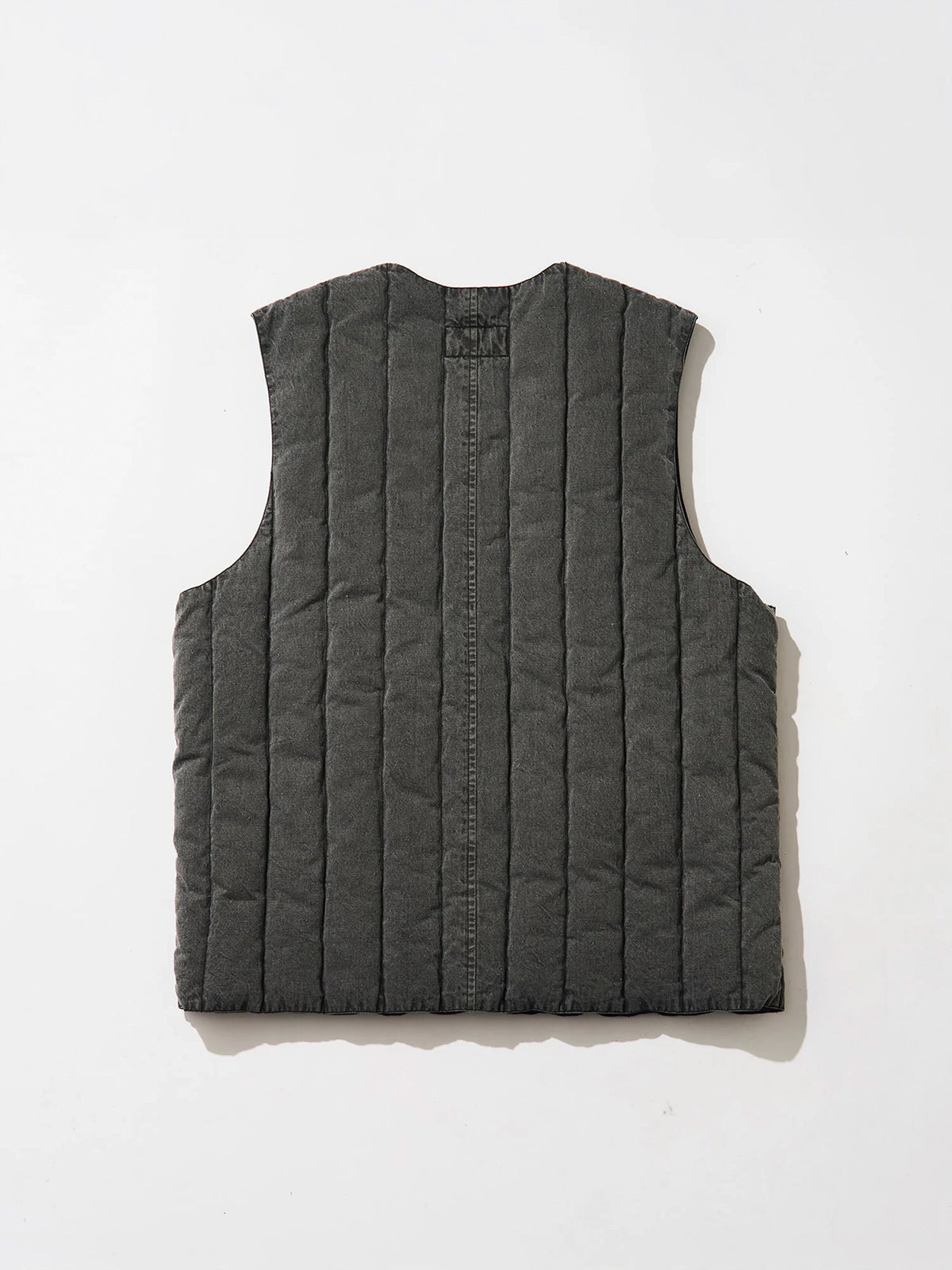 Tool Craft ツールクラフト DOWN MIDDLER GILET ガーメントダイダウンミドラージレ - BLACK -