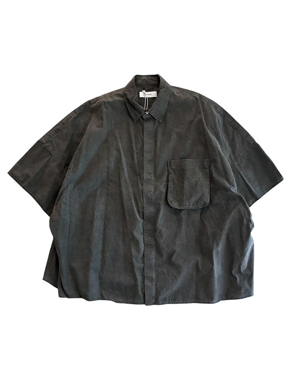 THE JEAN PIERRE ジャン・ピエール Signature 11XL SS Shirt(BROAD) - FADE BLACK -