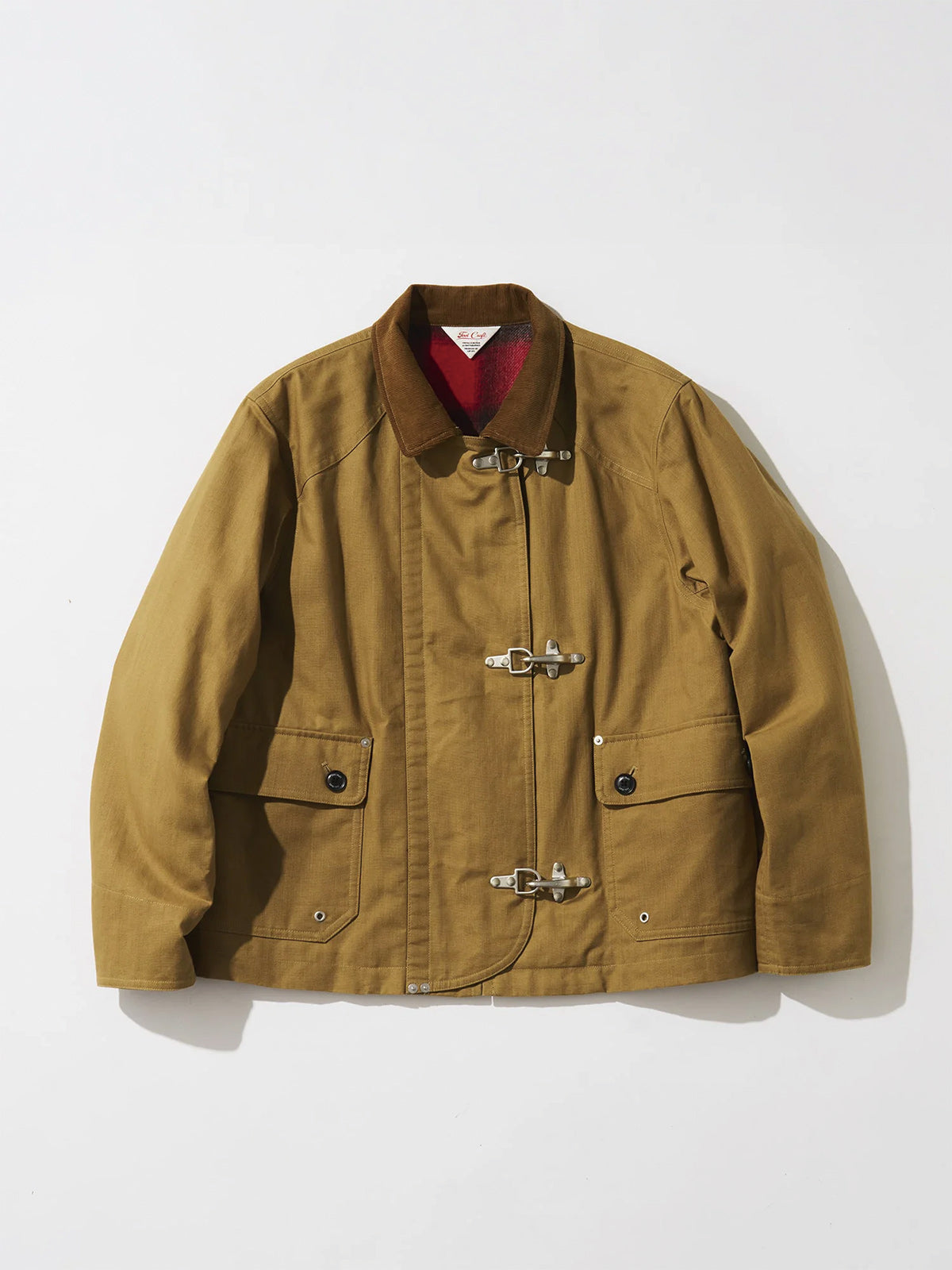 Tool Craft ツールクラフト FIREMAN JACKET パラフィンコットンファイヤーマンジャケット - BROWN -