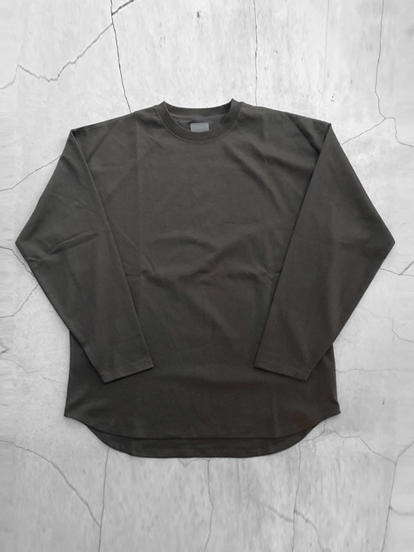 FORTUNA homme フォルトゥナオム SoftClearSmooth Dress L/S Tee - GRAY -