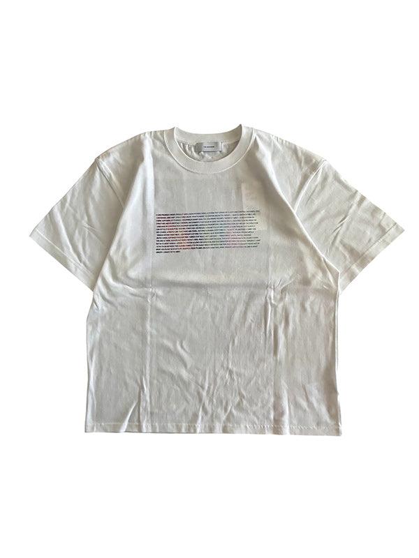 THE JEAN PIERRE ジャン・ピエール THE TEE - WHITE -