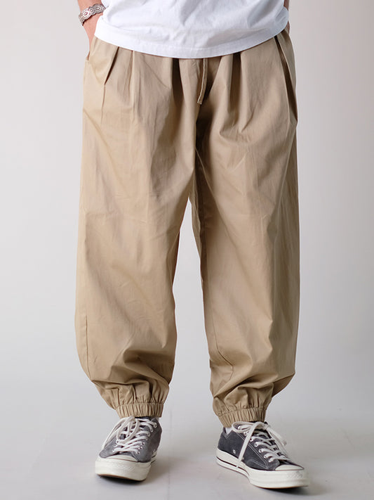 rehacer レアセル Balloon Easy Wide Pants - BEIGE -