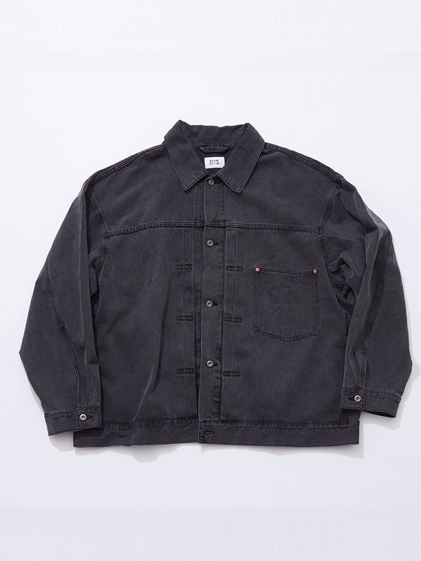 SCARPETTA スカルペッタ 61" DENIM JACKET - BLACK -