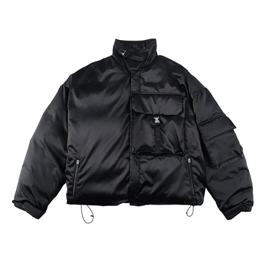 THE JEAN PIERRE ジャン・ピエール Puffer Jacket - BLACK -