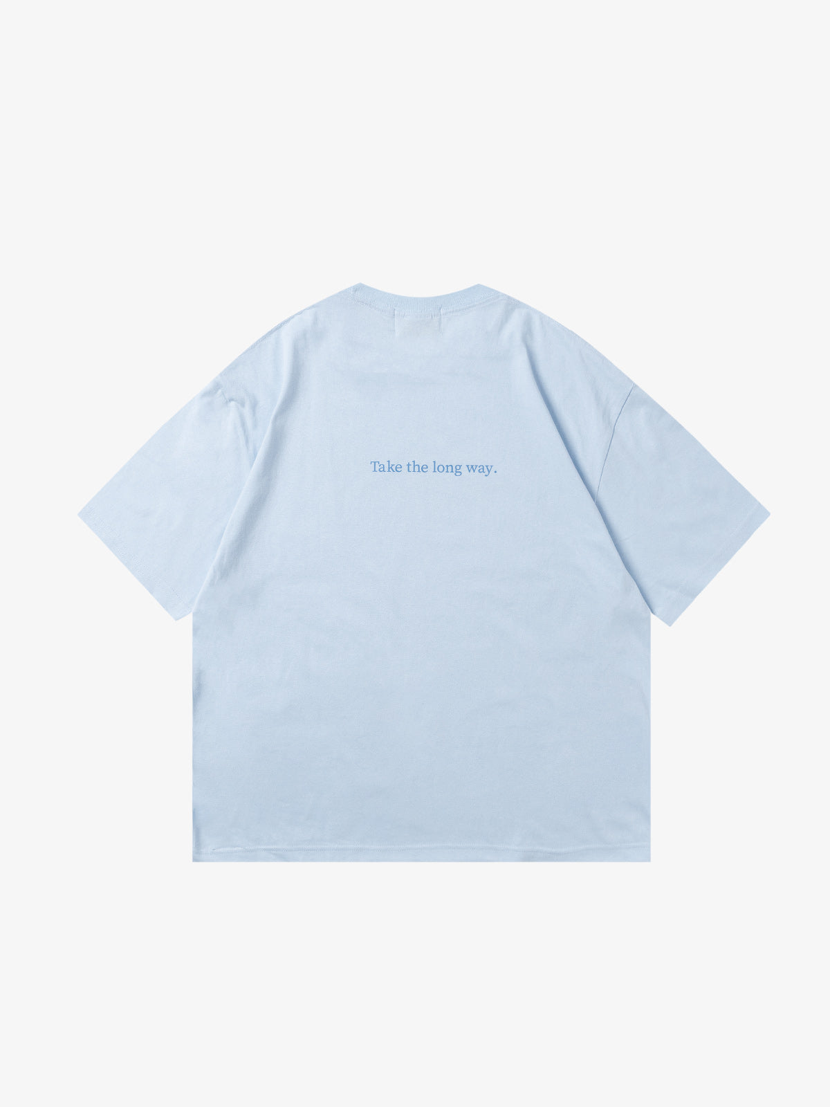 Little Yarmouth リトルヤーマウス Take Long Way Tee - BLUE -