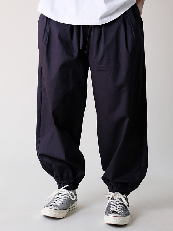 rehacer レアセル Balloon Easy Wide Pants - NAVY -