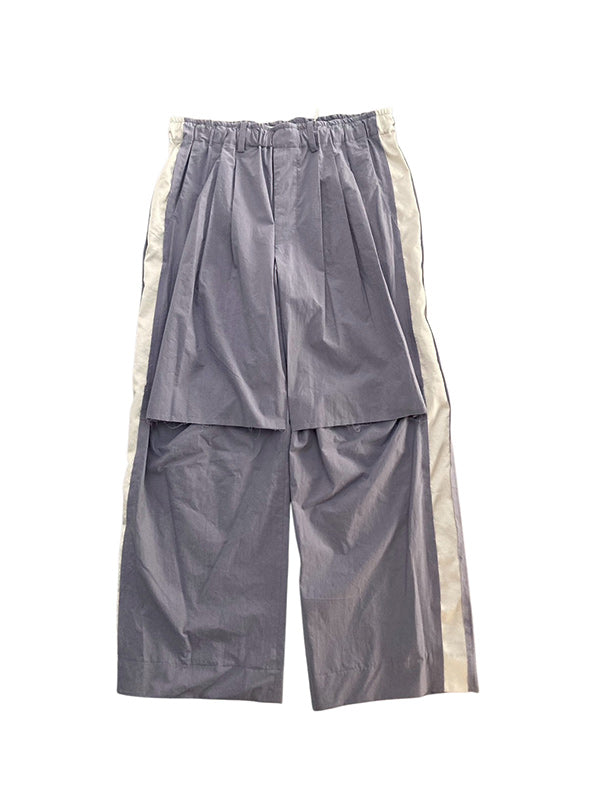 THE JEAN PIERRE ジャン・ピエール 3Tuck Easy Trouser -GREY -