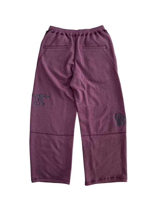 NATAL DESIGN ネイタルデザイン CURVY SWEATPANTS 3D  -M PURPLE-