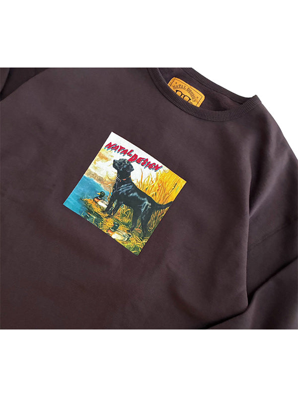 NATAL DESIGN ネイタル デザイン BRUSHED COTTON LONG SLEEVE CREW