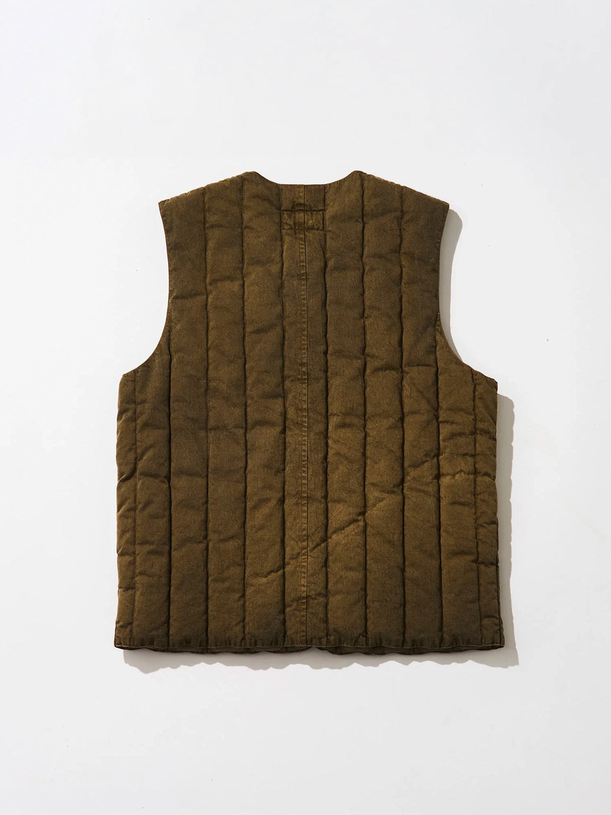 Tool Craft ツールクラフト DOWN MIDDLER GILET ガーメントダイダウンミドラージレ - BROWN -