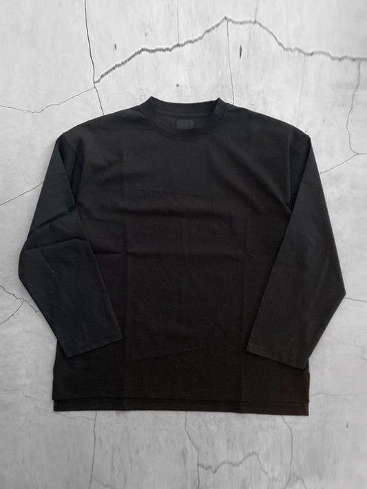 FORTUNA homme フォルトゥナオム SleeveDocking L/S Tee - BLACK -