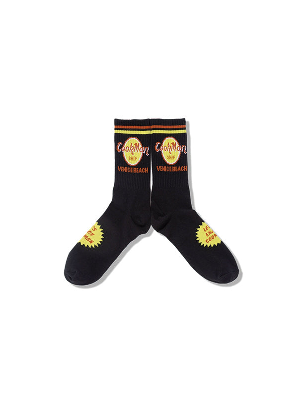 Cookman クックマン ソックス Rib Crew Socks Cafe & Dining