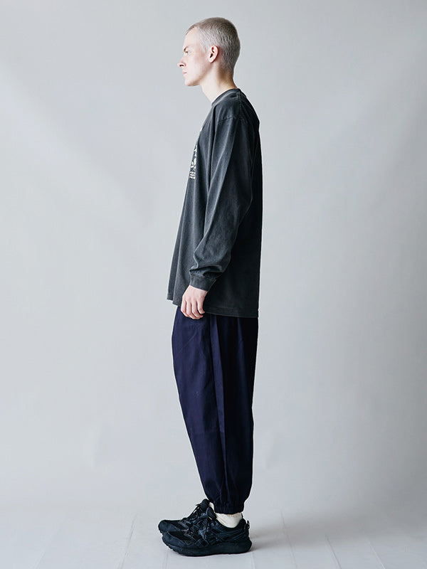 rehacer レアセル Flower Cycle Vintage L/ST-Shirt - INK BLK -