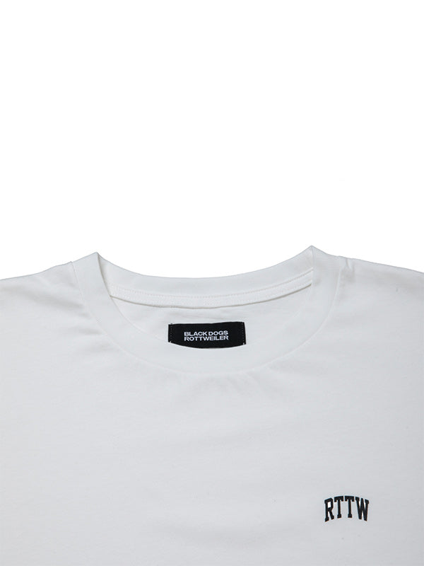 ROTTWEILER ロットワイラー R9 LOGO TEE - WHITE -
