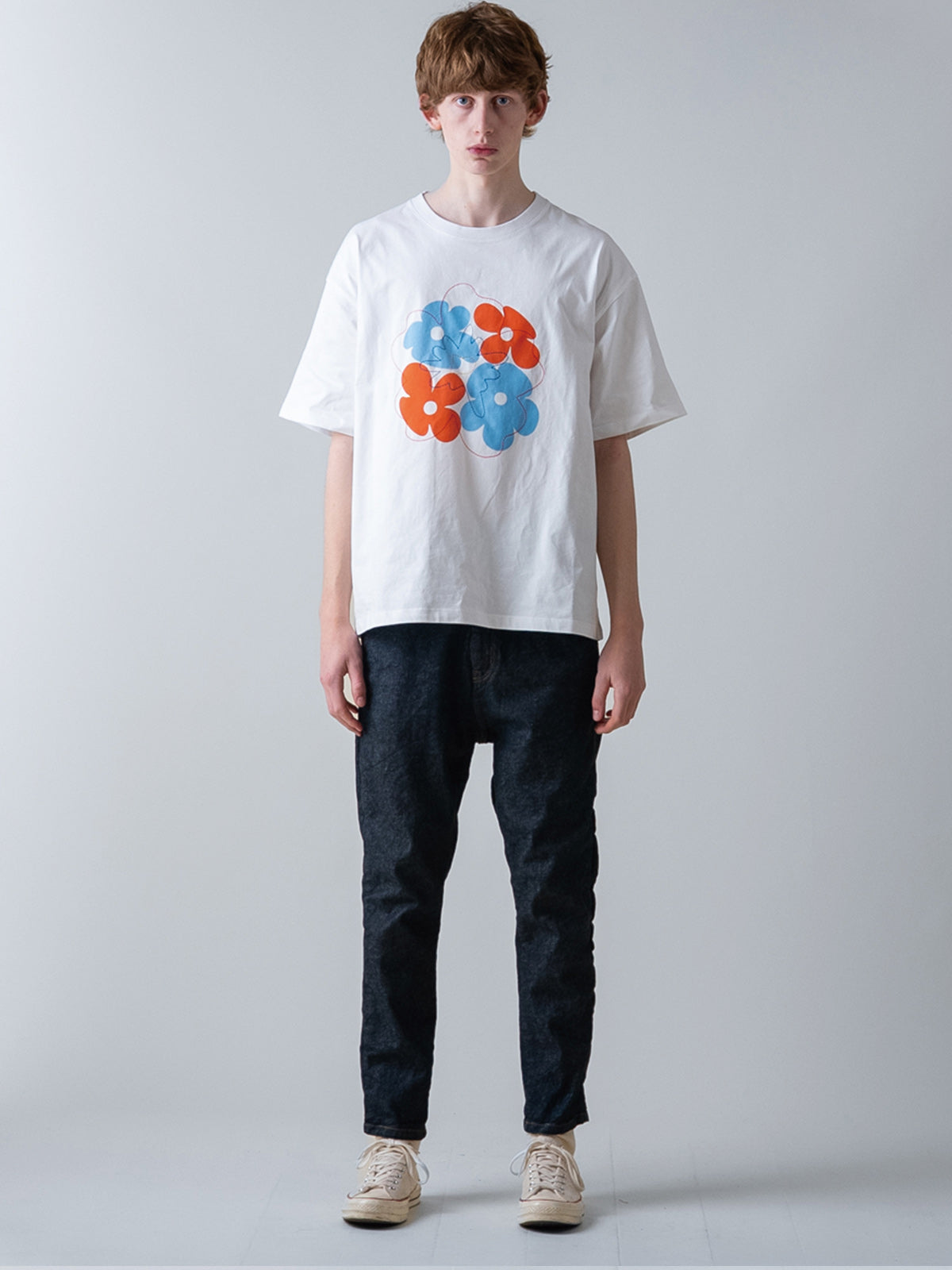 rehacer レアセル Narrow Easy Denim Pants - INDIGO -