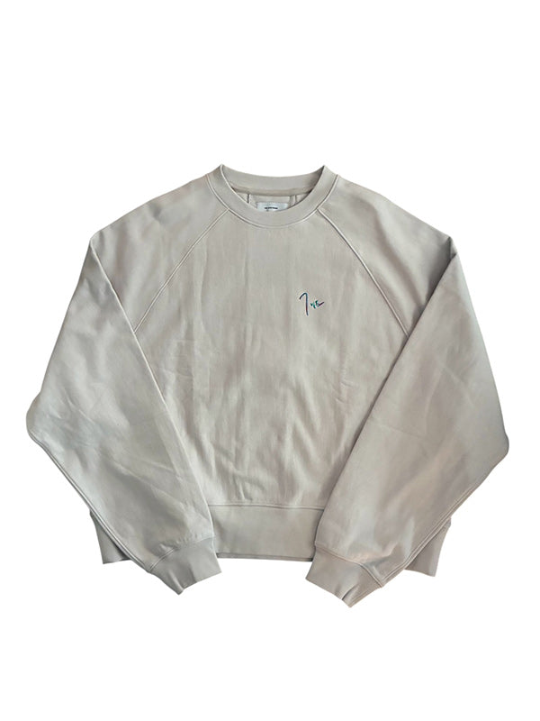 THE JEAN PIERRE ジャン・ピエール THE EMB Sweat Shirt - ECRU -