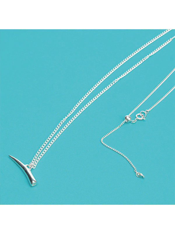 NarrativePlatoon ナラティヴプラトゥーン TSUNO top necklace - SILVER -