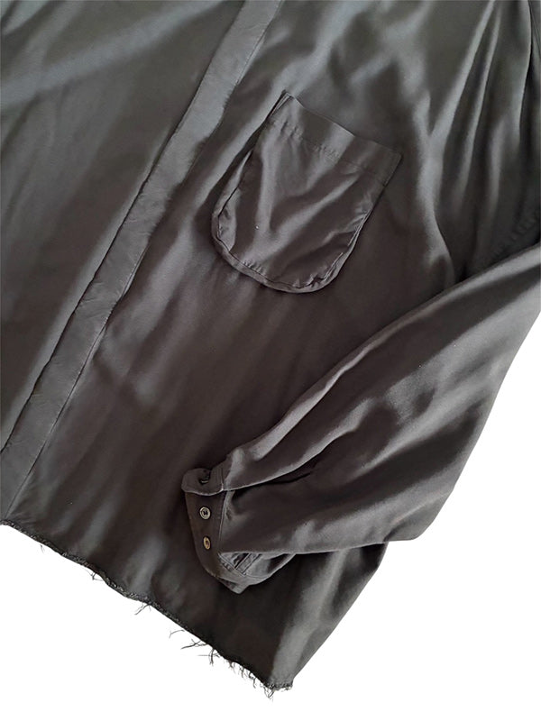 THE JEAN PIERRE ジャン・ピエール Signature 11XL Shirt(RAYON) - BLACK -