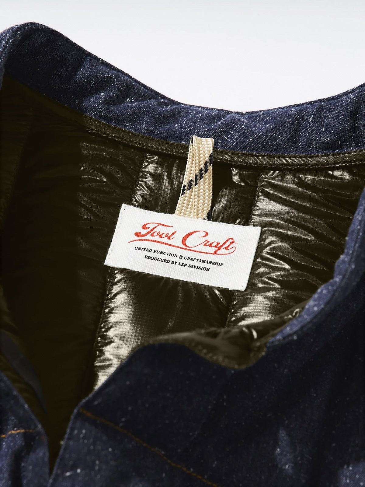 tool craft ツールクラフト DOWN MIDDLER JACKET - DENIM -