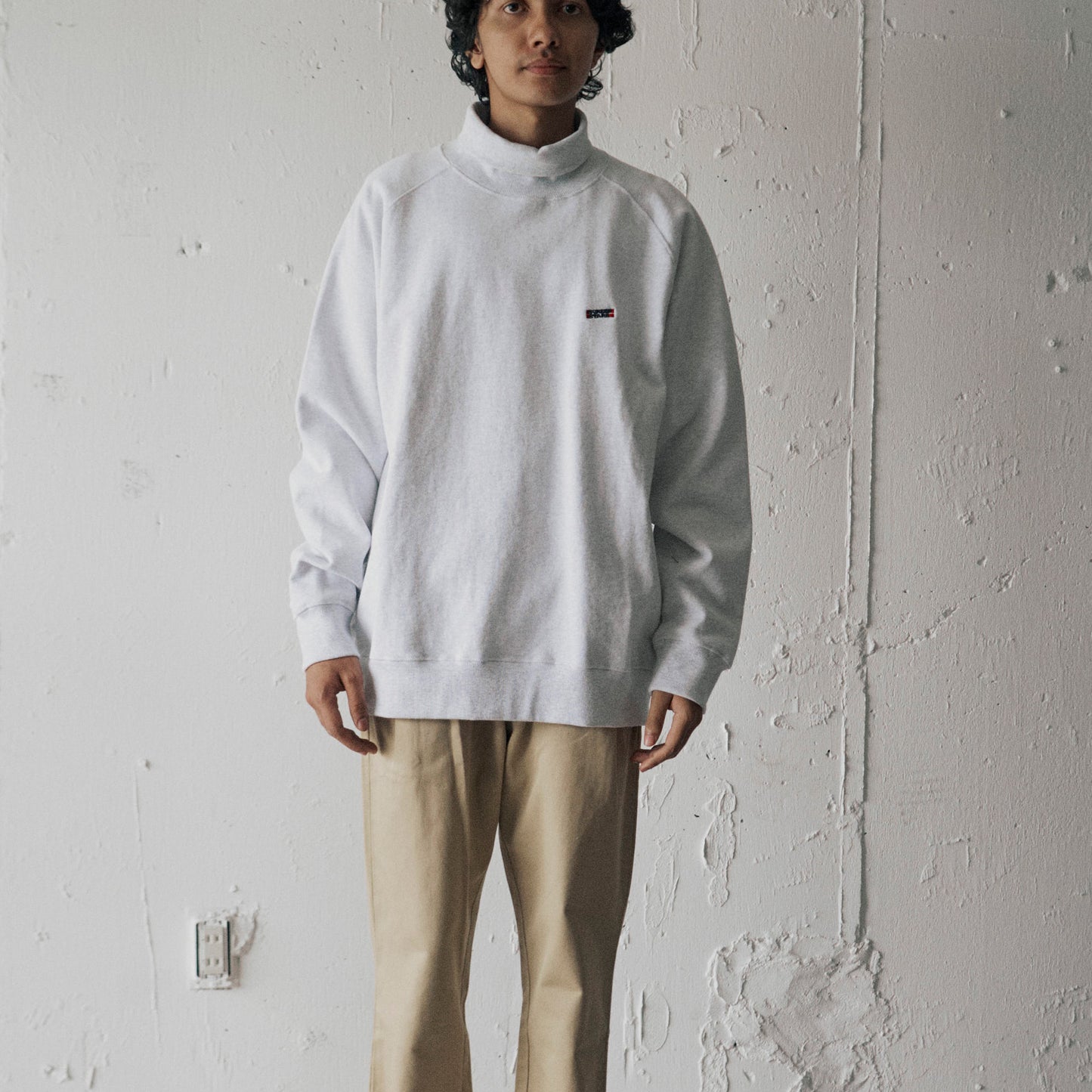 AS STANDARD アズスタンダード asstandard x screenstars mock neck sweat - WHITE -