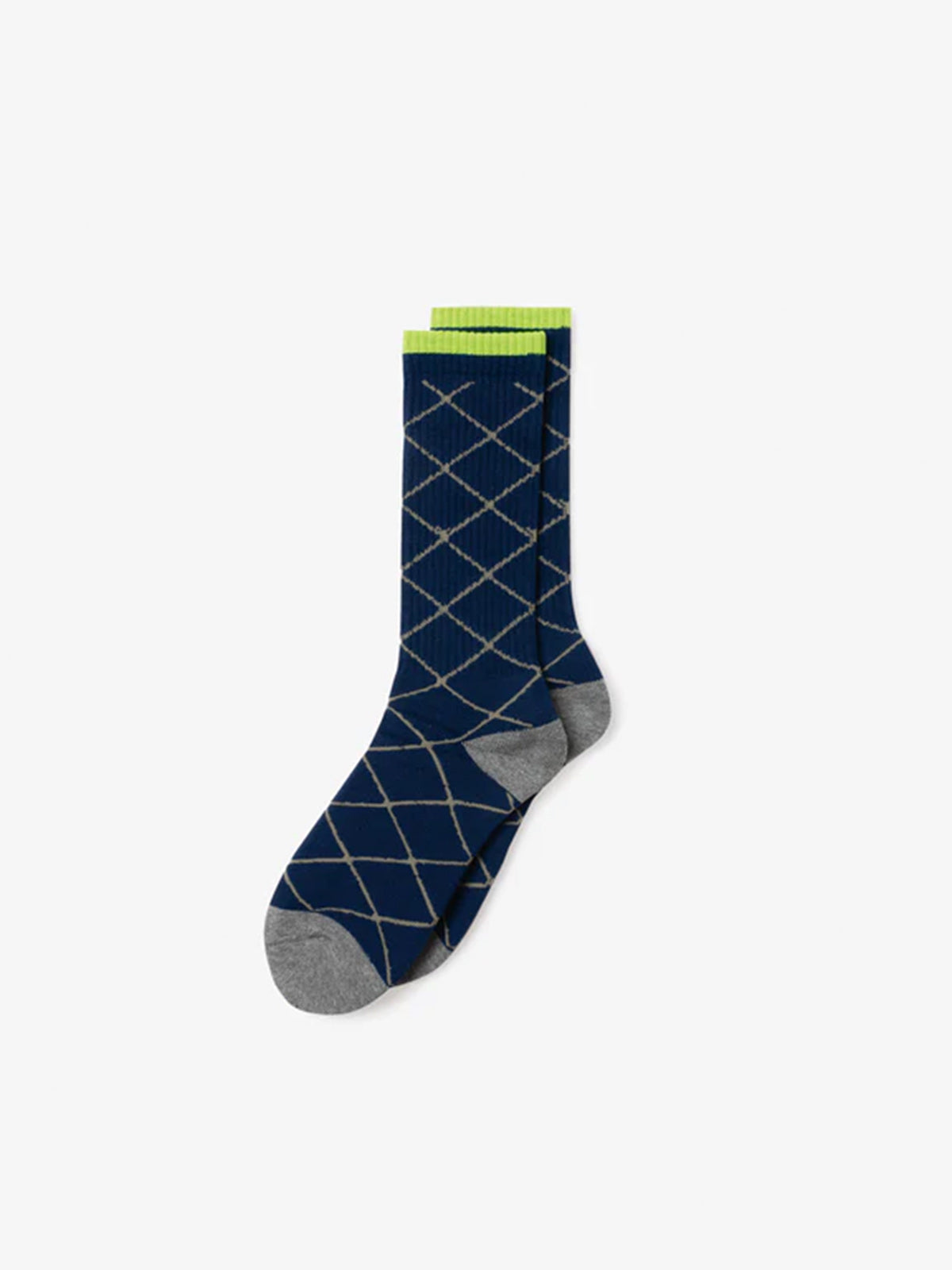 Little Yarmouth リトルヤーマス Grid Sox - BLUE / PINK -
