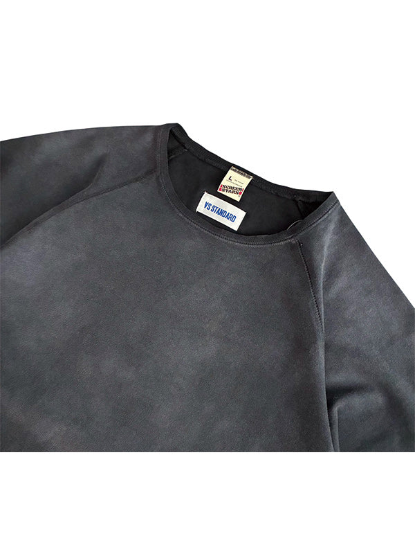 AS STANDARD X SCREEN STARS アズスタンダードxスクリーンスターズ　CUTOFF SWEAT TEE - BLACK -