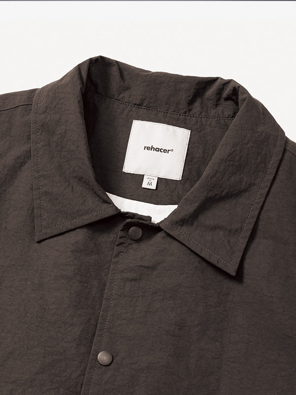 rehacer レアセル Heritage Coach Jacket - BLACK -