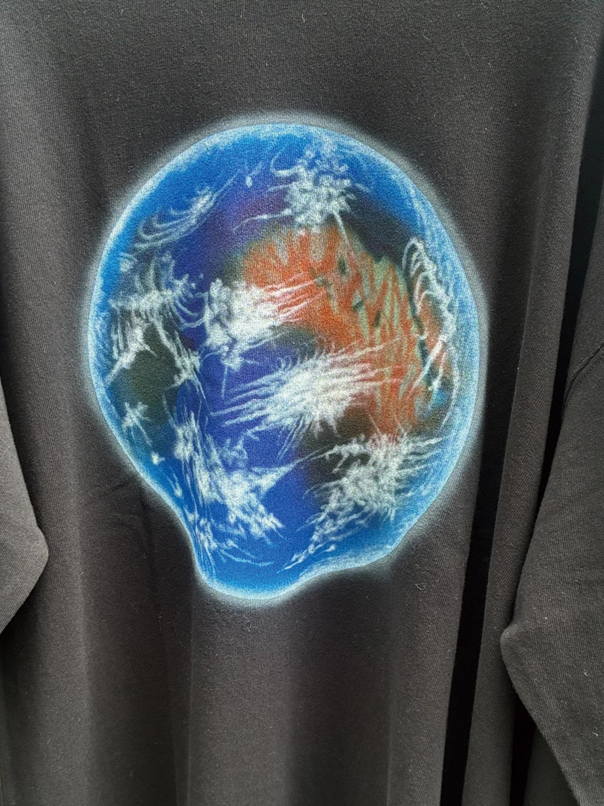 Nasngwam ナスングワム Nasngwam EARTH L/S TEE - BLACK -