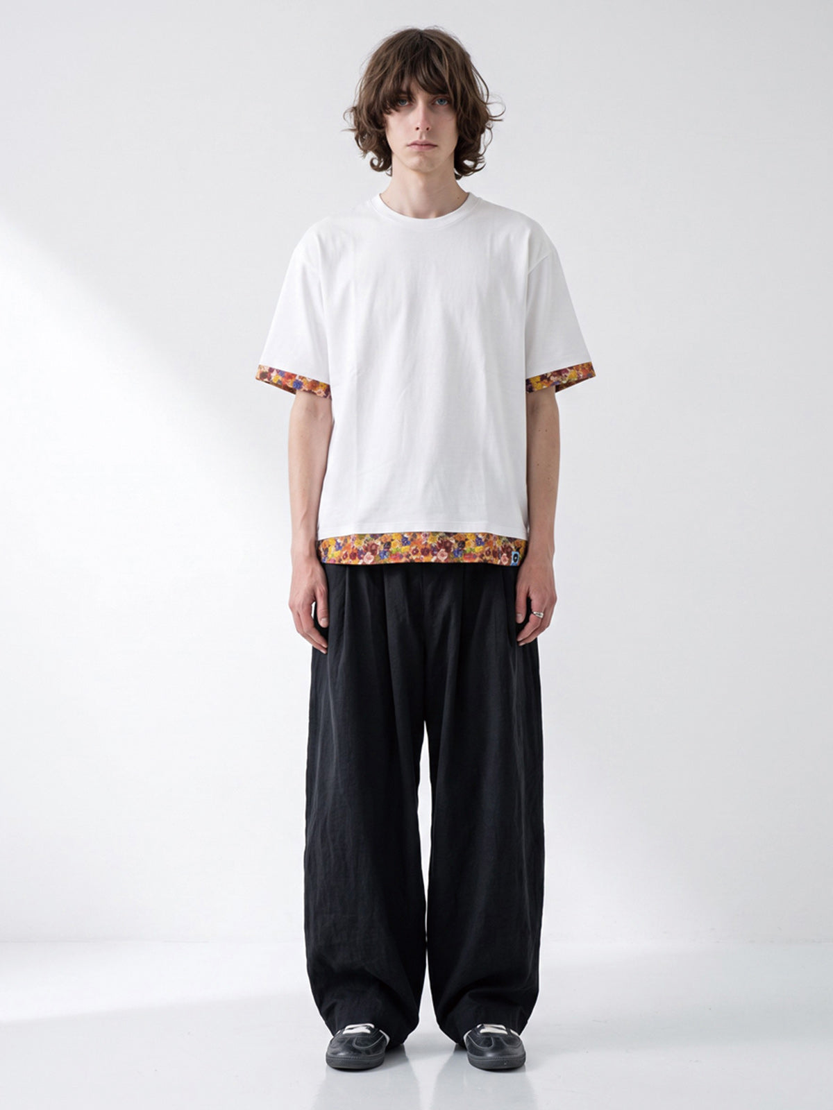 rehacer レアセル Flower Layered Wide CS - WHITE -