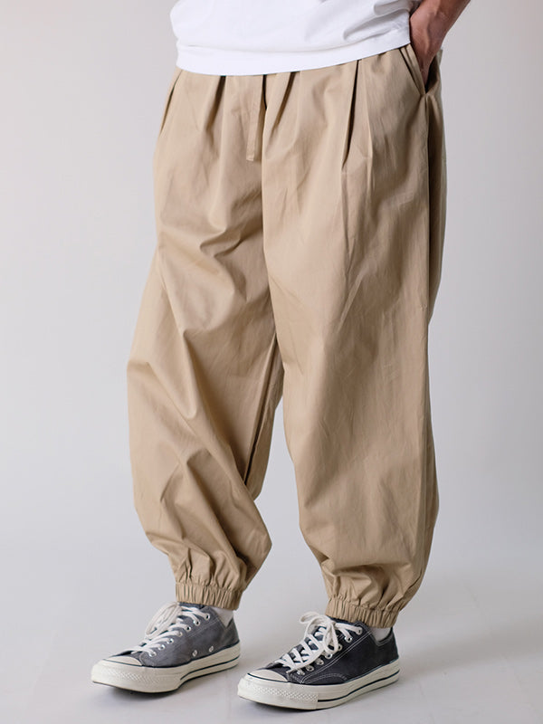 rehacer レアセル Balloon Easy Wide Pants - BEIGE - – ADONUST MUSEUM