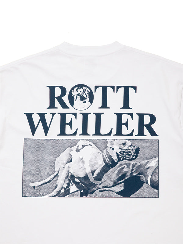 ROTTWEILER ロットワイラー DOGRACE TEE - WHITE -